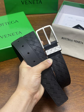 春夏特惠💰400 BV男士腰带 BOTTEGA VENETA 带身宽3.5cm 编织牛皮腰带