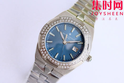 新品—随心所至 启幕无畏之行 VC江诗丹顿新款Overseas CC纵横四海女款系列1225v/1205v 冰蓝面 女士石英腕表 表径33mm 商品图2
