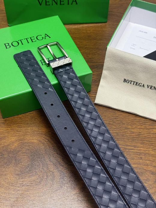 春夏特惠💰400 BV男士腰带 BOTTEGA VENETA   带身宽3.5cm 编织牛皮革腰带 商品图5