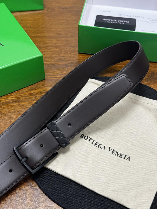 春夏特惠💰320 BV男士腰带 BOTTEGA VENETA 带身宽3.5cm 编织圆环腰带 商品图5