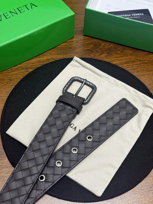 春夏特惠💰270 BV男士腰带 BOTTEGA VENETA 带身宽3.5cm 小牛皮皮革手工编织，手工编织新款牛皮经典之作 商品图1