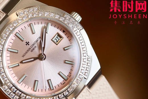 新品—随心所至 启幕无畏之行 VC江诗丹顿新款Overseas CC纵横四海女款系列1225v/1205v 樱花粉 女士石英腕表 表径33mm 商品图3