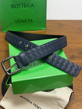 春夏特惠💰270 BV男士腰带 BOTTEGA VENETA 带身宽3.5cm 小牛皮皮革手工编织，手工编织新款牛皮经典之作