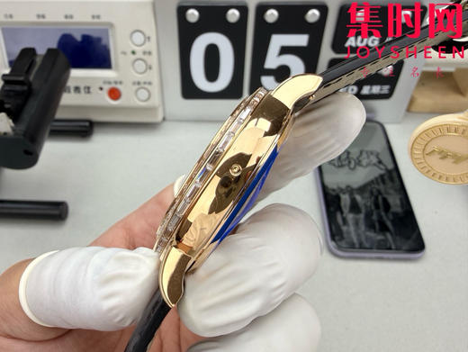 PPF百达翡丽星空 超级复杂功能时计6104系列【双排钻圈】男士腕表 表径44mm 把「天文复杂功能」凝缩成一整片会转动的星空宇宙 商品图6