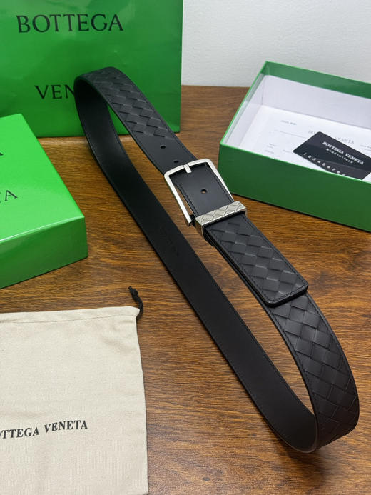 春夏特惠💰400 BV男士腰带 BOTTEGA VENETA 带身宽3.5cm 编织牛皮腰带 商品图1
