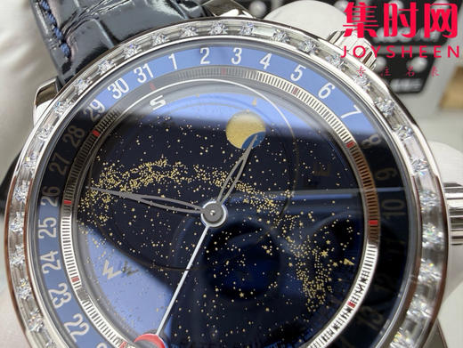 PPF百达翡丽星空 超级复杂功能时计6104系列【双排钻圈】男士腕表 表径44mm 把「天文复杂功能」凝缩成一整片会转动的星空宇宙 商品图3