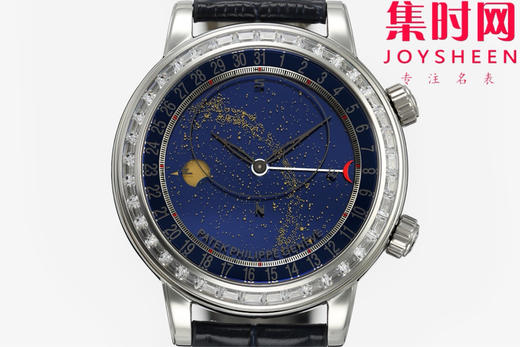 PPF百达翡丽星空 超级复杂功能时计6104系列【双排钻圈】男士腕表 表径44mm 把「天文复杂功能」凝缩成一整片会转动的星空宇宙 商品图1