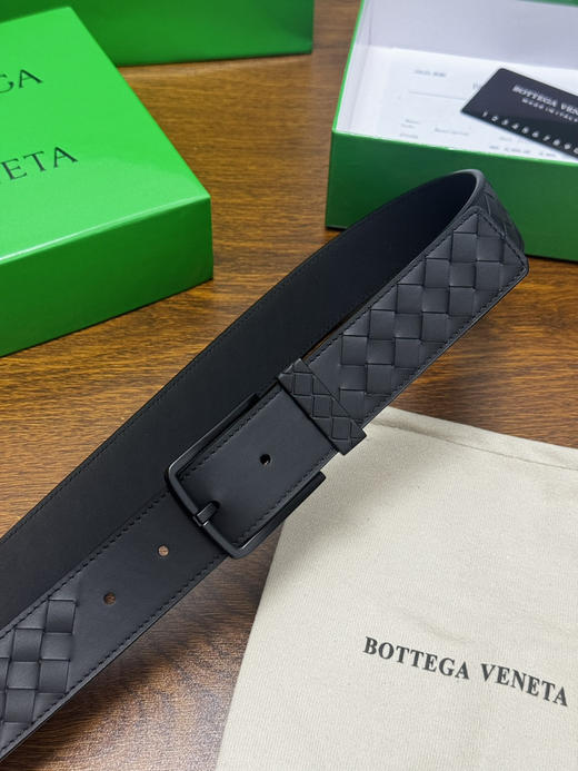 春夏特惠💰400 BV男士腰带 BOTTEGA VENETA 带身宽3.5cm 编织牛皮腰带 商品图2