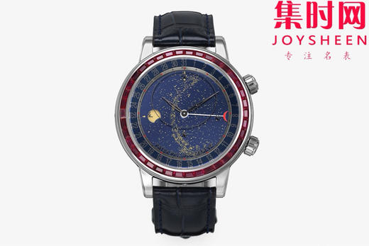 PPF百达翡丽星空 超级复杂功能时计6104系列【彩钻圈】男士腕表 表径44mm 把「天文复杂功能」凝缩成一整片会转动的星空宇宙 商品图0