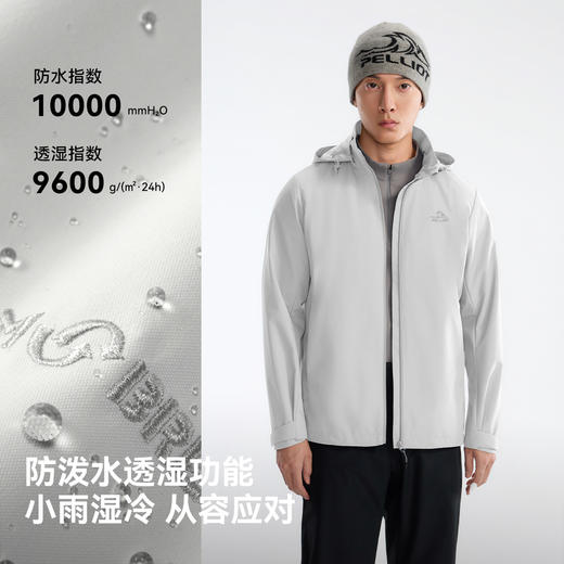 伯希和户外休闲衣女2026新款轻量防泼水外套防风耐磨徒步夹克男款 商品图1