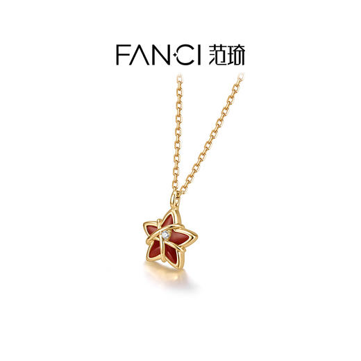 Fanci幸运星项链祈愿红925银小众设计送女友闺蜜生日礼物 商品图1