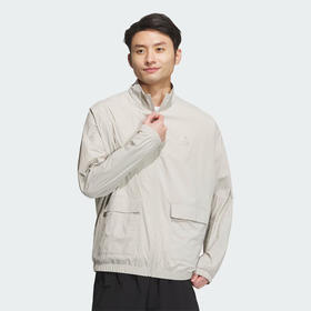 Adidas/阿迪达斯外套男秋季新款宽松立领夹克衫防风运动服IT3955