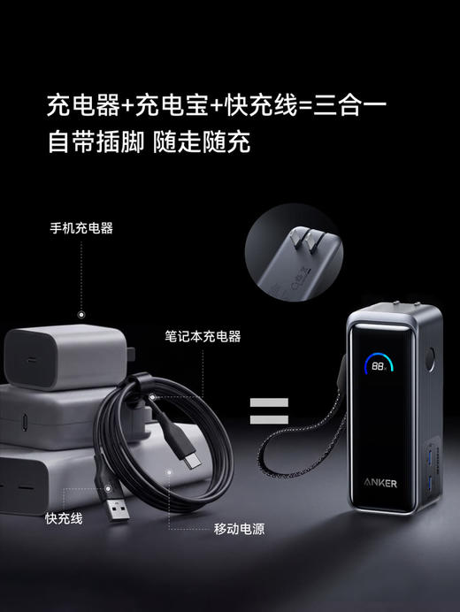 MM 山姆 安克 Prime三合一充电宝 商品图2