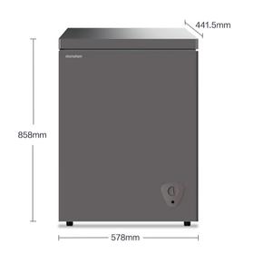 容声 冰柜 BD/BC-100Z10HNLAK 暖灰色 100升 单温区卧式冰柜 直冷 顶开式 一级能效 PCM内胆 变温柜