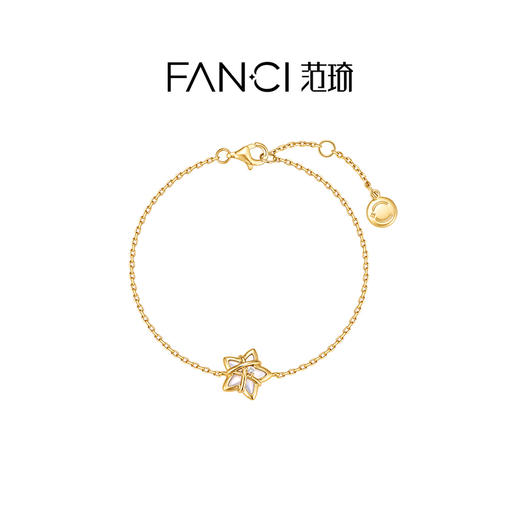 Fanci范琦幸运星手链月光白原创设计小众送女友闺蜜生日礼物 商品图0