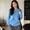 【简约大气 柔和亲肤】子载 山羊绒慵懒 圆/V领 羊毛衫 朦胧雾感面料 透气亲肤 多色可选 商品缩略图5