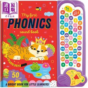 【中商原版】发声书 语音 My First Phonics Sound Book 英文原版 儿童活动与玩具书纸板书 互动式语音学习 大开本 进口童书