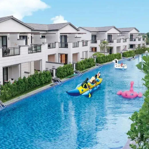 【5餐全包！韶关丰源温泉度假村】暑假畅玩，住进大氧吧里度假！569元抢丹泉轩或清雅客房+早餐、午餐、下午茶、晚餐和宵夜私家温泉2池水+无限次公共温泉+网红泳道+恒温泳池+室内汗蒸、温泉鱼疗+彩虹滑道 商品图1