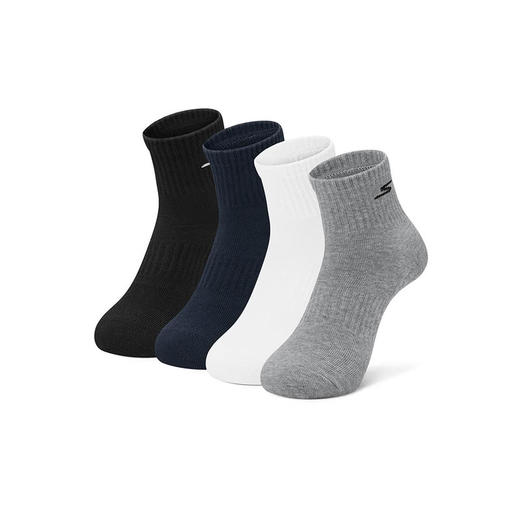 MM 山姆 SKECHERS 男士中筒袜8双装 混色 商品图0