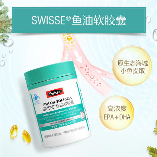 热卖中！Swisse斯维诗鱼油软胶囊（90粒装） 商品图2