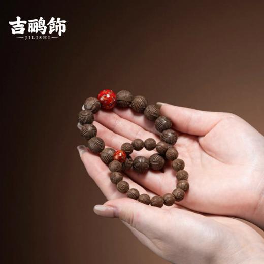 情侣款  非遗大漆珠 五行合香珠手串  非遗 国标 天然草本手工制作  非遗大漆珠每一颗都不一样 介意慎拍 商品图12