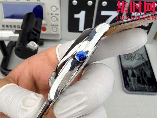 CR浪琴名匠月相系列 四针月相 名匠月相42mm 白盘钻面 自动机械 男士腕表 商品图5