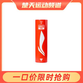 李宁羽毛球耐打防风尼龙球AN01 PRO训练室内羽毛球6只装