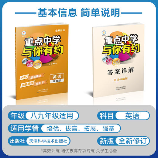 26版 重点中学与你有约综合版 英语 商品图2