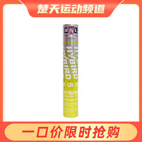 亚狮龙RSL羽毛球HyBird 5复合软木耐打飞行稳定训练球