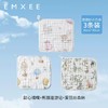 【口水巾】嫚熙小方巾儿童毛巾新生婴儿棉纱布口水巾宝宝洗脸巾 商品缩略图6