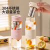 摩登主妇磁弹泡茶杯茶水分离杯2026新款家用带盖水杯高硼硅玻璃杯 商品缩略图2