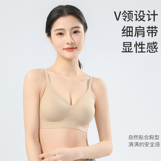 【单拍不发 加购3件到手79元】花姿彤 果冻条软支撑提拉内衣 柔和聚拢不挤压 全天舒适零束缚 商品图3