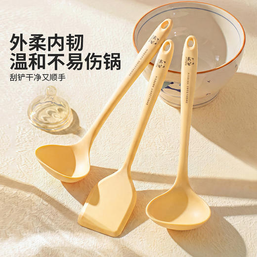 摩登主妇mototo熊猫硅胶锅铲不粘锅专用食品级耐高温炒菜炒勺铲子 商品图4