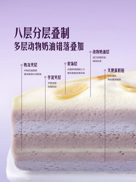MM 山姆 Member's Mark 芋泥云朵蛋糕 1*1PC 商品图4
