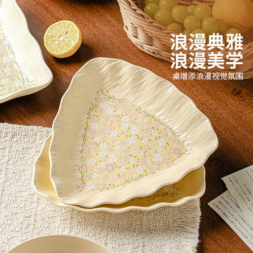 摩登主妇法式餐具碗盘套装家用汤碗面碗2026新款漂亮的陶瓷筷碗具 商品图3