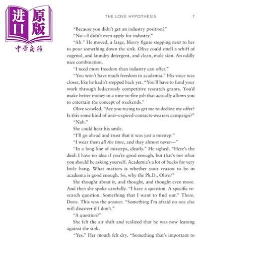 预售 【中商原版】爱情假说 剧集版 美剧封面版 女主Lili Reinhart作序 新增两番外 英文原版 The Love Hypothesis Ali Hazelwood  商品图4