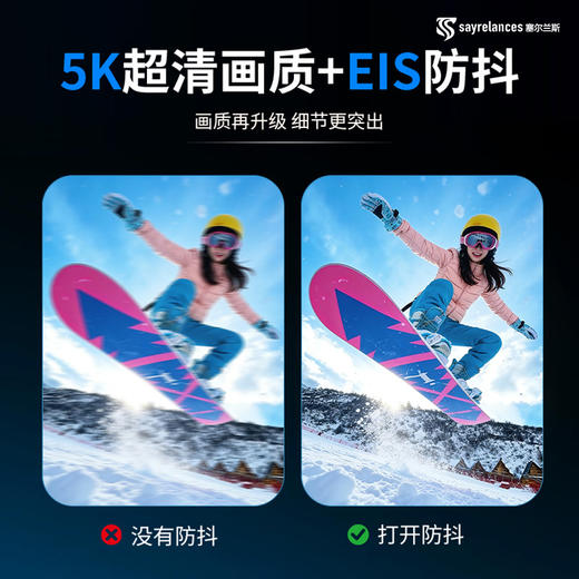 【享32G内存卡+防水壳+收纳袋+麦克风+支架】塞尔兰斯 PX3口袋运动相机 高清防抖 超轻便携 商品图2