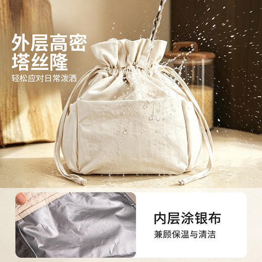 摩登主妇保温袋饭盒包大容量饭盒袋手提便当包上班族带饭专用餐包 商品图1