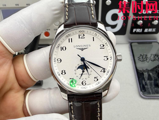 CR浪琴名匠月相系列 四针月相 名匠月相42mm 经典数字面 自动机械 男士腕表 商品图0