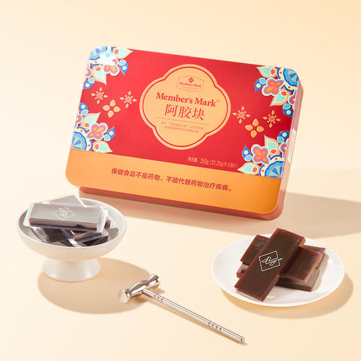 MM 山姆 Member's Mark 阿胶块 250g（31.25g/片*8片） 商品图1