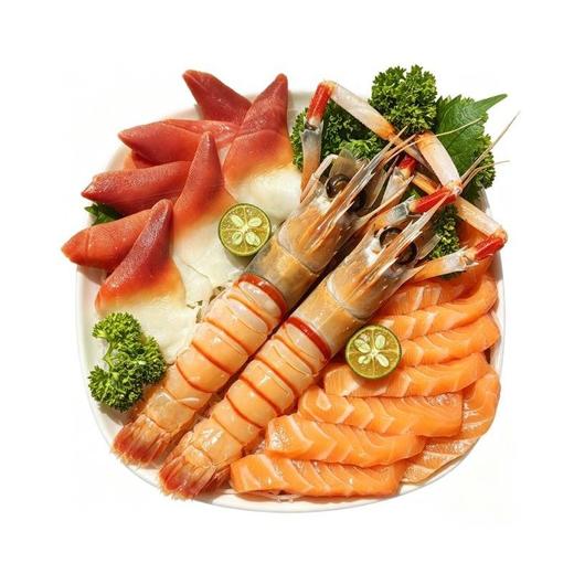 【餐桌盛宴】鳌虾三文鱼拼盘（约240g）种类随机 商品图0