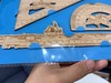 【中船文化出品 激光雕刻】福建舰木尺套装（15cm直尺·14cm三角板·180°量角器）ds（zc） 商品缩略图8