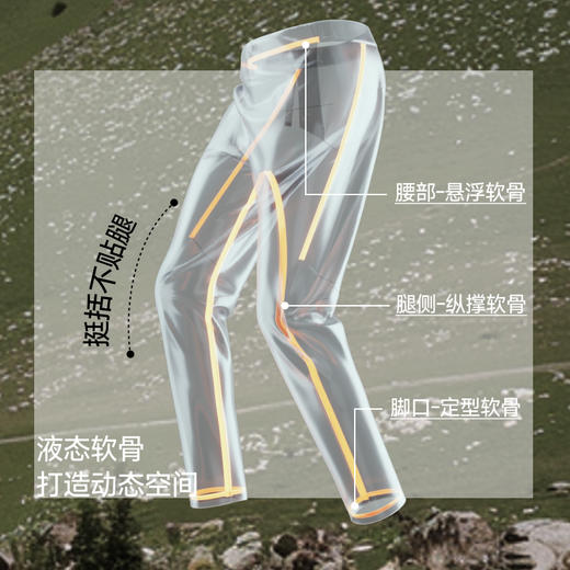 【蕉下精选】蕉下男士万向弹微锥廓形长裤EL02326 商品图2