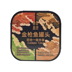 非常鱼块85g*4金枪鱼罐头（四合一组合装）