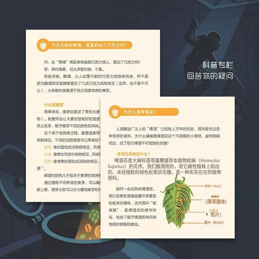 【赠品限量发售】啤酒不止黑白黄：100种啤酒风格答案书 赠送双面杯垫 商品图3