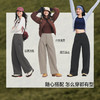 【蕉下精选】蕉下女士防泼水廓形长裤（高暖）WB00626 商品缩略图4