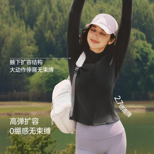 【蕉下精选】蕉下女士高弹摇粒绒打底衫（双开拉链、中暖）PM00726 商品图2