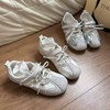 女士秋季银色德训鞋女2026新款夏季鞋子超火芭蕾风玛丽珍女鞋休闲鞋运动鞋35-40★娃娃优选 商品缩略图3