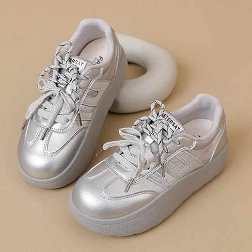女士四季精品新款韩款潮鞋女休闲运动鞋小白鞋摇摇鞋35-40★娃娃优选 商品图1