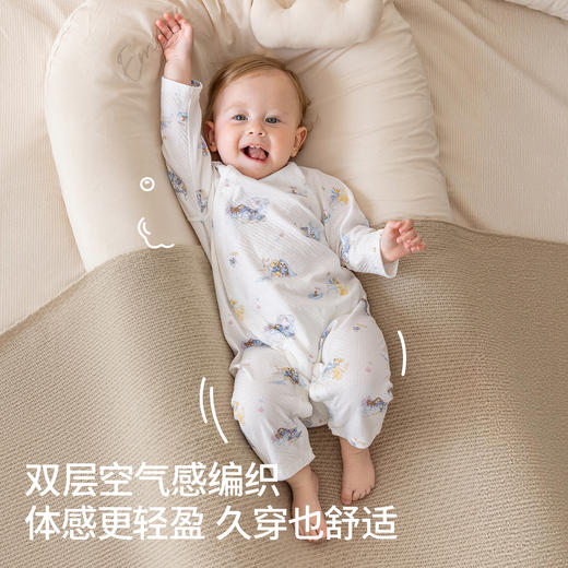 【宝宝服饰】[新品]嫚熙新生婴儿哈衣满月宝宝初生衣纯棉婴儿连体衣 商品图3